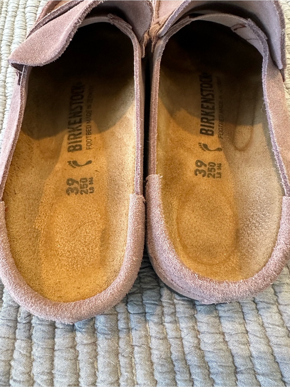 Birkenstock Women's Suede Penny Loafer Mules in Dusty Rose size 39 - Picture 4 of 16